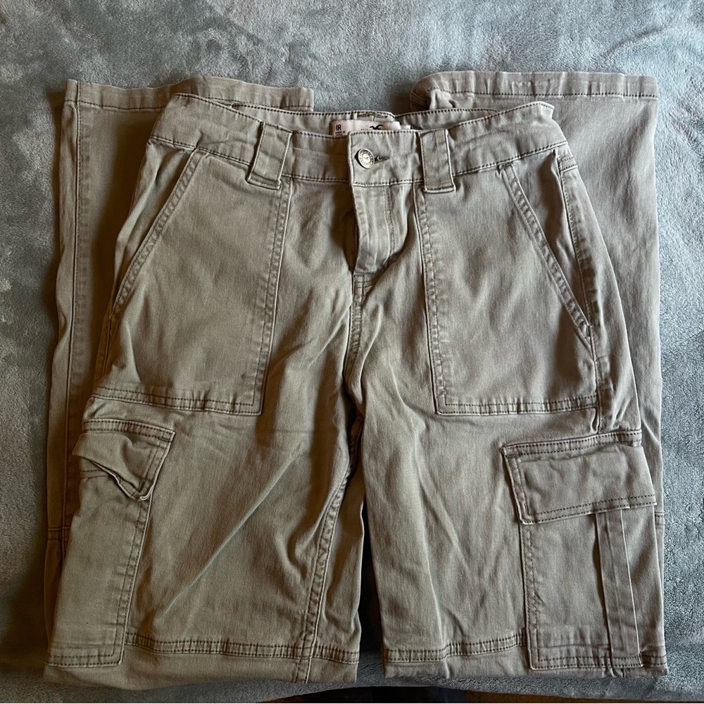 Hollister Low rise wide leg cargo